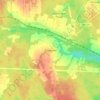 Топографическая карта Лазарево, высота, рельеф