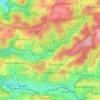 Топографическая карта Alpe, высота, рельеф