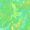 Топографическая карта Баландино, высота, рельеф