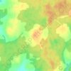 Топографическая карта Федорово, высота, рельеф