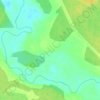 Топографическая карта Засека, высота, рельеф