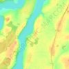 Топографическая карта Чунегово, высота, рельеф
