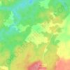 Топографическая карта Бочары, высота, рельеф