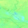 Топографическая карта Кулаги, высота, рельеф