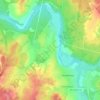Топографическая карта Паюс, высота, рельеф