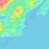 Топографическая карта Tinduff, высота, рельеф