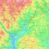 Топографическая карта Hyattsville, высота, рельеф