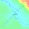 Топографическая карта Коктогай, высота, рельеф