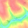 Топографическая карта Среднерусская возвышенность, высота, рельеф