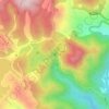 Топографическая карта Thác Datanla, высота, рельеф