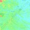 Топографическая карта Bahar Utara, высота, рельеф