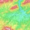 Топографическая карта Елена, высота, рельеф