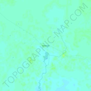 Топографическая карта Ipiranga, высота, рельеф