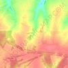 Топографическая карта Аненково, высота, рельеф