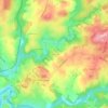 Топографическая карта Chambourg, высота, рельеф