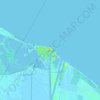 Топографическая карта Port Said, высота, рельеф
