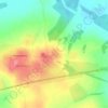 Топографическая карта Дементьево, высота, рельеф