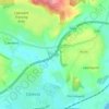 Топографическая карта Crick, высота, рельеф