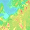 Топографическая карта Райвио, высота, рельеф