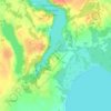 Топографическая карта Новая Псуя, высота, рельеф