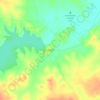 Топографическая карта Bonhu, высота, рельеф
