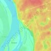 Топографическая карта Зелёный Мыс, высота, рельеф
