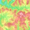 Топографическая карта New Manchester, высота, рельеф