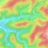 Топографическая карта Kruberg, высота, рельеф