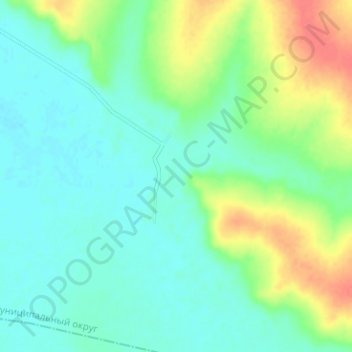 Топографическая карта Морозовка, высота, рельеф