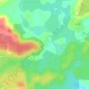 Топографическая карта Тимохново, высота, рельеф