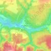 Топографическая карта Иволжанское, высота, рельеф