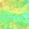 Топографическая карта Фомино, высота, рельеф