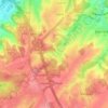 Топографическая карта Louvrange, высота, рельеф
