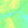Топографическая карта Поповка, высота, рельеф