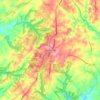Топографическая карта Damascus, высота, рельеф