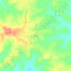 Топографическая карта Bexar, высота, рельеф