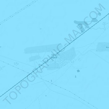 Топографическая карта Нарын, высота, рельеф