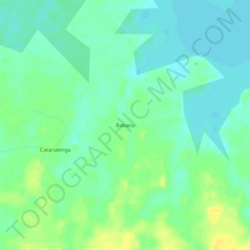 Топографическая карта Babacu, высота, рельеф