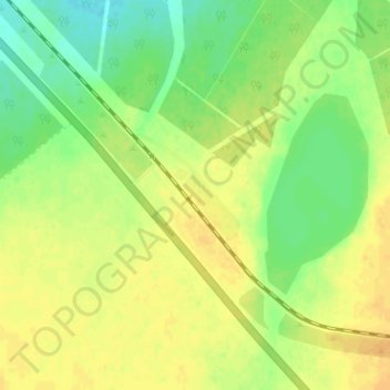Топографическая карта Шоптиколь, высота, рельеф