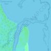 Топографическая карта Mangrove Point, высота, рельеф