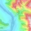 Топографическая карта Обзорная площадка, высота, рельеф