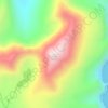 Топографическая карта Лава, высота, рельеф