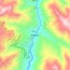 Топографическая карта 固增苗族乡, высота, рельеф