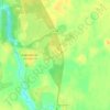 Топографическая карта Угловая, высота, рельеф