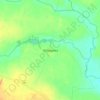 Топографическая карта Лебедевка, высота, рельеф