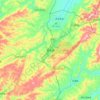 Топографическая карта 黎平县, высота, рельеф