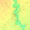 Топографическая карта Mathura, высота, рельеф