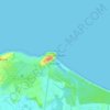 Топографическая карта Lossiemouth, высота, рельеф