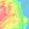 Топографическая карта Tynygongl, высота, рельеф