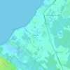 Топографическая карта Penn Beach, высота, рельеф